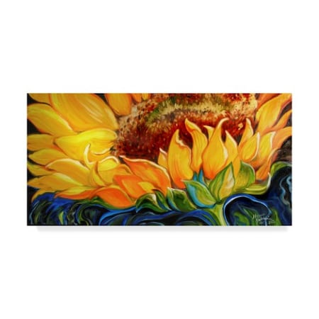 Marcia Baldwin 'Sunflower Rise'N Shine' Canvas Art,10x19